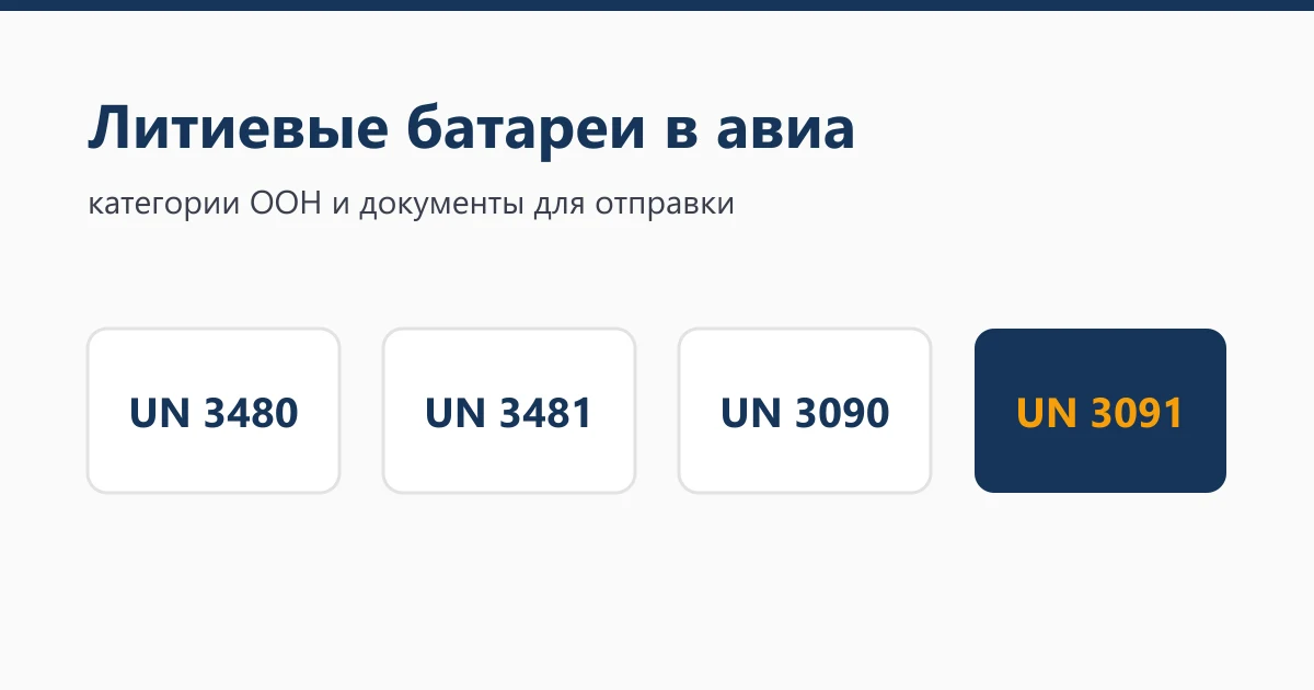 Литиевые батареи в авиа: что можно отправить и какие нужны документы